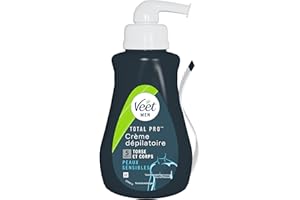 Veet Men - Crème Dépilatoire Homme - Epilation Peaux Sensibles - 400 ml