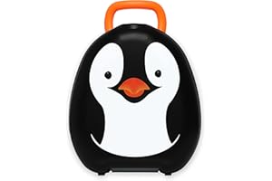 My Carry Potty - Pot de voyage - Récompensé - Siège de toilette portable pour enfants à emporter partout (Manchot)