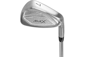 JELEX Fer de golf pour droitier en acier inoxydable pour débutants et professionnels, pour le terrain de golf ou pour l'entraînement sur le tapis de frappe, fers 3, 4, 5, 6, 7 et SW, PW