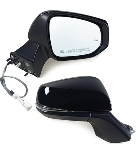Kool Vue Driver Side Mirror For 2020-2023 Toyota Highlander – BSD Signal, Heated, Manual Fold – TY260EL-S