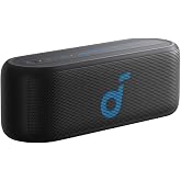 Soundcore من Anker، مكبر صوت Select 2S، TWS، صوت ستيريو بقوة 20 وات، تقنية BassUp للحصول على صوت جهير قوي، مدة تشغيل 16 ساعة، IPX7 Ta