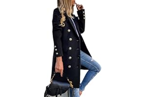 WHZXYDN Cappotti di Lana Autunnali E Invernali I Cappotti di Lana da Donna Sono alla Moda da Tenere al Caldo