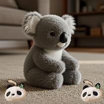 thumbnail image 2 of BESTSKY Emotional Healing On Demand,Ultra-Soft Koala Plush Mimics Natural Movements For Realistic Comfort Offers Endless Snuggles 2 of 11
