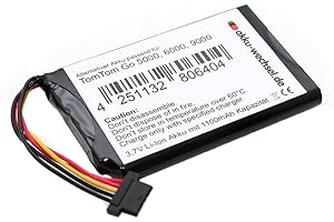AKKU-WECHSEL.DE Akku passend für TomTom Go 5000, Go 5100, Go 6000, Go 6100 und Go 9000