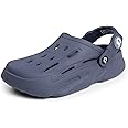 DOCTOR EXTRA SOFT Men's Premium Casual Ultra Soft Clogs/Sandals with Adjustable Back Strap for Adult | Comfortable & Lightweight| Stylish & Anti-Skid| Waterproof & Everyday Use Mules Gents & Boys D-535