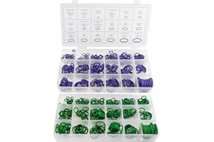 WMYCONGCONG 540 PCS 18 Sizes Car Air Conditioning Compressor O Ring Rubber Seals Tool Kit for Car Vehicle Auto Repair