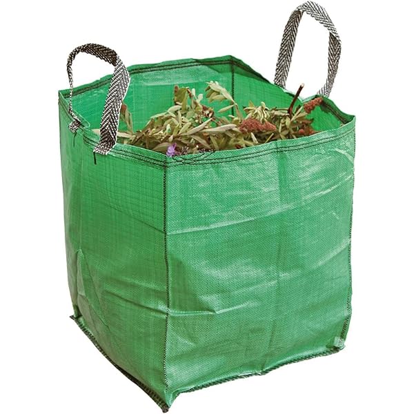 Diamond Shine Faltbarer Gartensack, 120 Liter, Mit Laubschaufel & Handschuhen – Für Gartenabfälle & Aufbewahrung