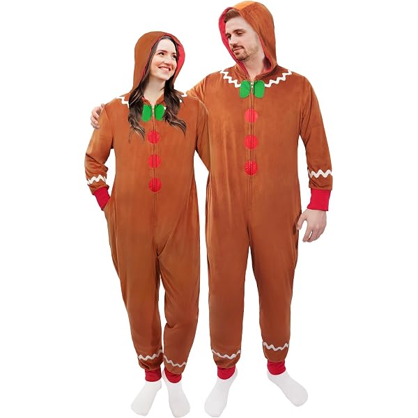 Freebily Costume Pan Di Zenzero Donna Costume Omino Pan Di Zenzero Tutu Vestito Pan Di Zenzero Natale Carnevale Christmas Gingerbread Fancy Dress Costume Festa di Natale