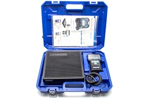 Toplionace Pantalla LCD Electrónica Escala de Carga de Refrigerante Calibración Electrónica de Precisión Escala de Calibración de Peso RCS-7040
