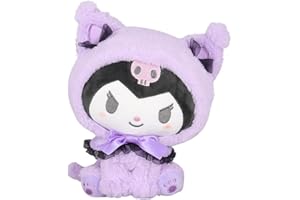 FYDZBSL Kuromi Mugman Peluche Kuromi Mugman Peluche Giocattoli Soft Animal Ripiene Bambola Peluche Carino Cartoon Bambole Bambini Compleanno Giocattoli Regali per Ragazzi Ragazze 23cm