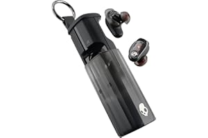 Bezprzewodowe słuchawki douszne Skullcandy Method 360 ANC, dźwięk słuchawek Bluetooth Bose, wysokiej jakości redukcja szumów, 40 godzin słuchania, woda odporna na pot, mikrofon iPhone Android - Czarny