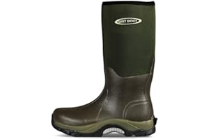 Dirt Boot Neoprene Wellington Muck Boot Pro-Sport Unisex (10 UK, Green, numeric_10)