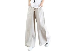 NOAGENJT Pantaloni Donna Invernali Pantaloni Casual Comodi da Donna Pantaloni Leggeri da Loungewear Pantaloni Elastici a Vita Alta Pantaloni Larghi a Gamba Larga in Forma Camminando