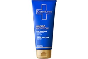 Laboratoires DermEden - Soin vergetures raffermissant 200 ml - Agit contre les vergetures et la perte de fermeté - Hydrate, réduit et raffermi les marques sur la peau - Fabrication Française