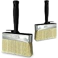 2 Pcs Fence Block Brush Set for Large Paint Brush | Ideal As Fence Paint Brushes, Decking Paint Brush, Decking Brush, Fence Brush, Shed, Outdoor