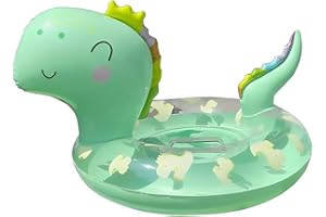 GINKAGO Bouée Bébé, Flotteur de Natation Gonflable pour avec Siège de Sécurité, Natation Jouet pour Newborn, Anneau de Natation Gonflable, Bébé Siège de Piscine pour bébé de 6 à 36 Mois