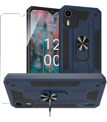 Betterfon Handytasche Für Nokia G22 – Stoßfeste Panzerhülle Mit Kameraschutz & Smartstand (rot)