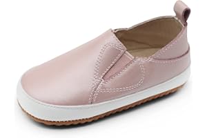 Dotty Fish Scarpe in Pelle Casual per Bambini. Antiscivolo con Suola di Gomma per Bambini e Bambine. Primi Camminatori. (18.5 EU - 24 EU)