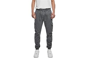Urban Classics Cargo Jogging Pants Uomo Pantaloni Modello Cargo Nero Tapered