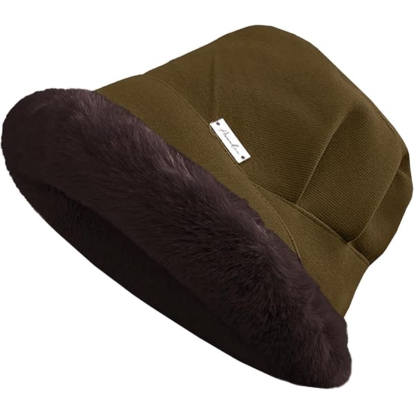 Chapeau Bucket En Fausse Fourrure Pour Femme/homme - Chaud Et Doux, Taille 56-58 Cm, Pliable Pour Hiver