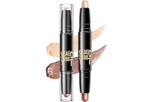 TOPJESS Face Highlighters Sticks, Concealer, Concealer Contour, Conturingstift, Kontur Stift Highlighter, Contouring und Highlighter in Einem für Langanhaltende Konturen und Perfekte Abdeckung