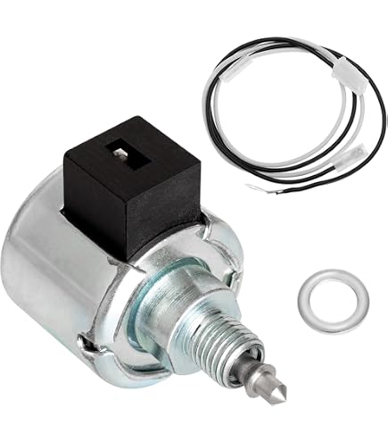 Stens 435-036 Starter-Magnetspule Ersatz Für John Deere Rasenmäher – Schwarz, 4-polig, Ösengröße 5/16-24