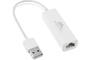 Adattatore di Rete USB Ethernet Compatibile con Laptop e Tutti i Computer Compatibili USB 2.0, Inclusi Windows 7-11, Vista, Mac OS X e macOS - di Mobi Lock