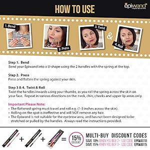Epiwand Facial Hair Remover Spring Threading Tool - Our Women’s Facial Epilator Coil Removes Peach Fuzz, Chin, Cheek… - Image 3