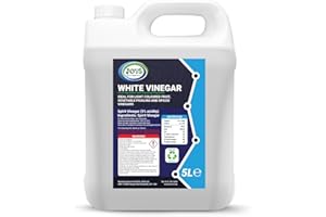 JOVS White Vinegar 5l | 5% Acidity Food Grade | Perfect for White Vinegar Cleaning, Pickling, Cooking and Baking | Natural Multi-purpose Mould Remover and Household Cleaner