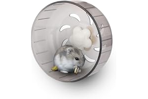 AGATIGE Roue pour Hamster, 13 cm/5,11 Pouces silencieuse Roue d'exercice antidérapante Jouet pour Petits Animaux pour gerbilles Souris et Petits Animaux de Compagnie