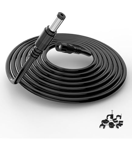 Cavo Prolunga DC 5m Security-01 - Connettore 5.5x2.1mm Per Telecamere, Luci LED, Alimentazione 5-24V - Foto 6