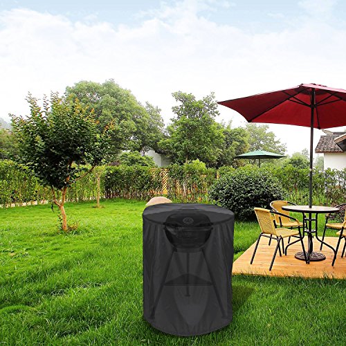 Grillabdeckung Gasgrill,Grillhaube,Abdeckhaube Gasgrill,Grillabdeckung Schutzhülle,Grill Abdeckhaube,Barbecue-Abdeckung,Grill-Abdeckung mit Silikon-Grillpinsel / BBQ Basting Brush.Equipped mit einem Reißverschluss-Aufbewahrungsbeutel. TEPSMIGO - 5