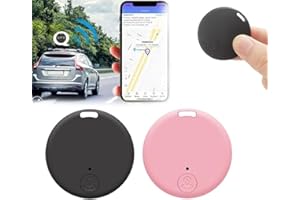 AUMUDE Oveallgo Extra Mini Magnetic GPS Tracker, Oveallgo GPS Tracker, Oveallgo Mini Portable Magnetic GPS Tracker, Micro GPS Tracking Device for Kids, Car, Luggage, Elderly, Pets (2Pcs A)