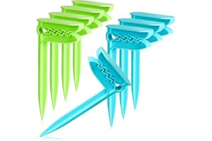 com-four® 8x Handduksklämmor för Strand | Stora klämmor för strandhanddukar på solstolar, perfekta för camping, resor, pickni