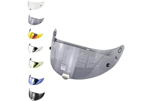 EvoParts Visière Hj-26 pour casque Hjc Rpha 70 - Rpha 11 prêt pour Pinlock et déchirable (Noir 30%)