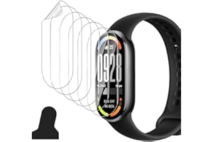 Vanrain Schutzfolie für Xiaomi Mi Band 10 / Xiaomi Band 10 NFC, 6 Stück Hydrogel Schutzfolie Flexible HD Weich Anti-Kratzer Displayschutzfolie