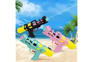 SURPZON Water Pistol,2 Pack Water Gun for Kids Adults, Powerful Water Blaster Pistols,Outdoor Games Garden Beach Summer Party Swimming Pool Game for Children