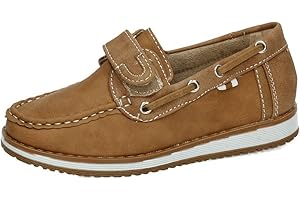 DEMAX NS599B-18 Mocasines DE NIÑO NIÑO Zapatos MOCASÍN Camel