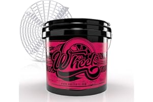 Nuke Guys Made by GRITGUARD US 3.5 GALLONS Rim Wash Bucket - Méthode de Nettoyage 3 Seaux - Seau d'entretien pour Le Nettoyage Doux des Jantes- pour Un Lavage Doux à la Main, Protège la Peinture.