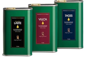 Olio Extravergine d'Oliva - Frantoio Tuscus Collezione Gli Etruschi - 3 Lattine da 1 litro ognuna