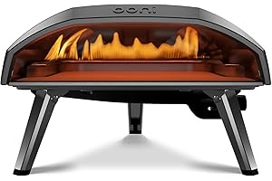 Ooni Koda 16 Gas Pizza Oven – 37 mBar Propane Outdoor Pizza Oven, Portable Pizza Oven For Fire and Stonebaked 16 Inch Pizzas, With Gas Hose & Regulator, Countertop Pizza Maker, Outdoor Pizza Cooker