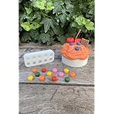 Rufus Concept Blueberry Decimal Candle Mold (Silicone) (Small Ornament Mold) 1 Piece