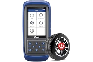XTOOL TP150 TPMS Relearn Tool, Program TS100 Sensors (315/433MHz), 2026 Tyre Pressure Reset Tool, Relearn/Reset/Activate 99% Sensors, Check Sensor ID/Battery/Temp