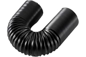 CENPEK Universal Automotive Air Intake Pipe ID 2.5 Inch (63mm) Modified Air Intake Flexible Expansion Ducting Hose Extend to 1 Meter