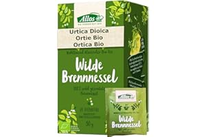 2W ORGANIC Tisane Ortie Bio Sachets Ortie Piquante Pour Allergie Pollen 20 Sachets - Tisane Ortie Séchée Sachets Doses Concentrées Bio - Infusion Ortie Piquante Bio