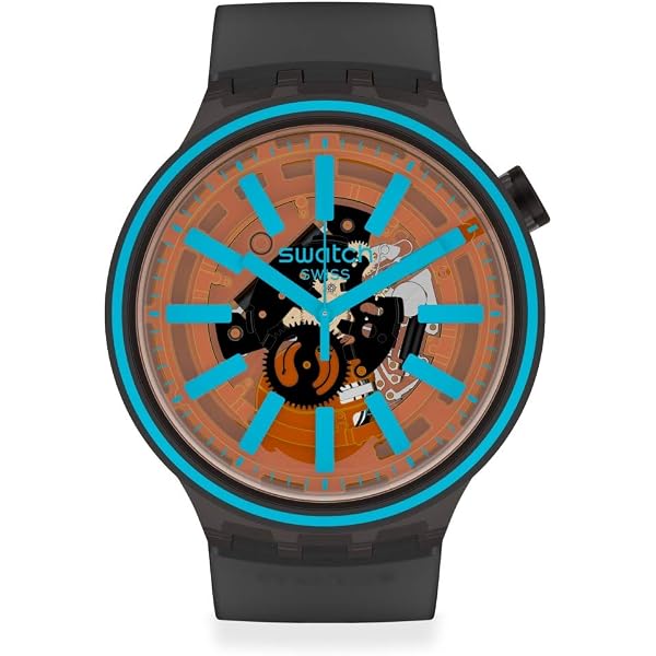 Swatch Proudly Orange Unisex Watch SO29O700 : Amazon.co.uk  display picture 3