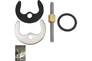 BIBITI Kit Fixation Robinet Tuyau Fileté,Accessoires De Fixation Le Bassin,Rechange Robinet Kit,Garniture Fixation Acier Inoxydable,Forme De Fer à Cheval Garniture Fixation pour Cuisine Mitigeur Monobloc