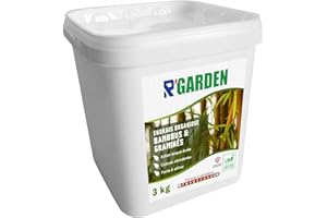 R GARDEN R’GARDEN | Engrais organique Bambous & Graminées | Action longue durée, sol enrichi & reprise vigoureuse | UAB (Agriculture Biologique) | Conditionné en France