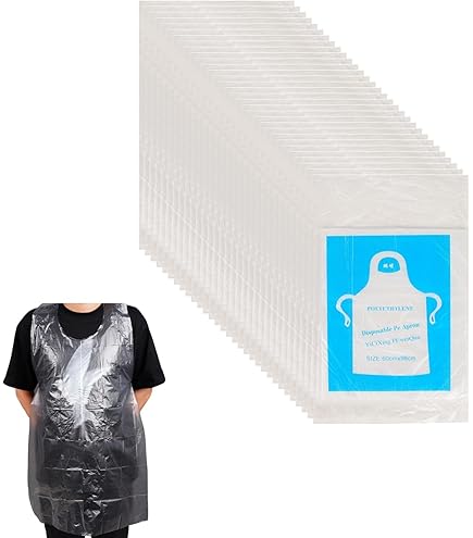 Wegwerpschorten Blauw PE 25 MU - De Boer Dental