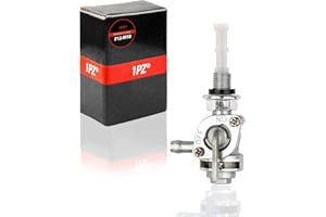1PZ F12M10 Rubinetto benzina M10 x 125 Pompa del carburante Interruttore del serbatoio del gas Petcock Valvola Interruttore On Off per generatore di benzina per Moto Gruppo elettrogeno Dirt Bike Quad